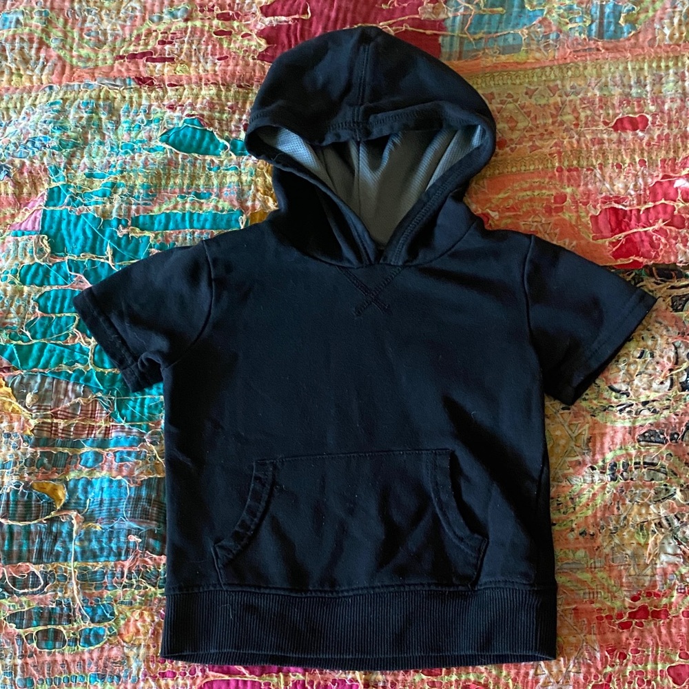 3/$10 Kids Black Hoodie T-Shirt